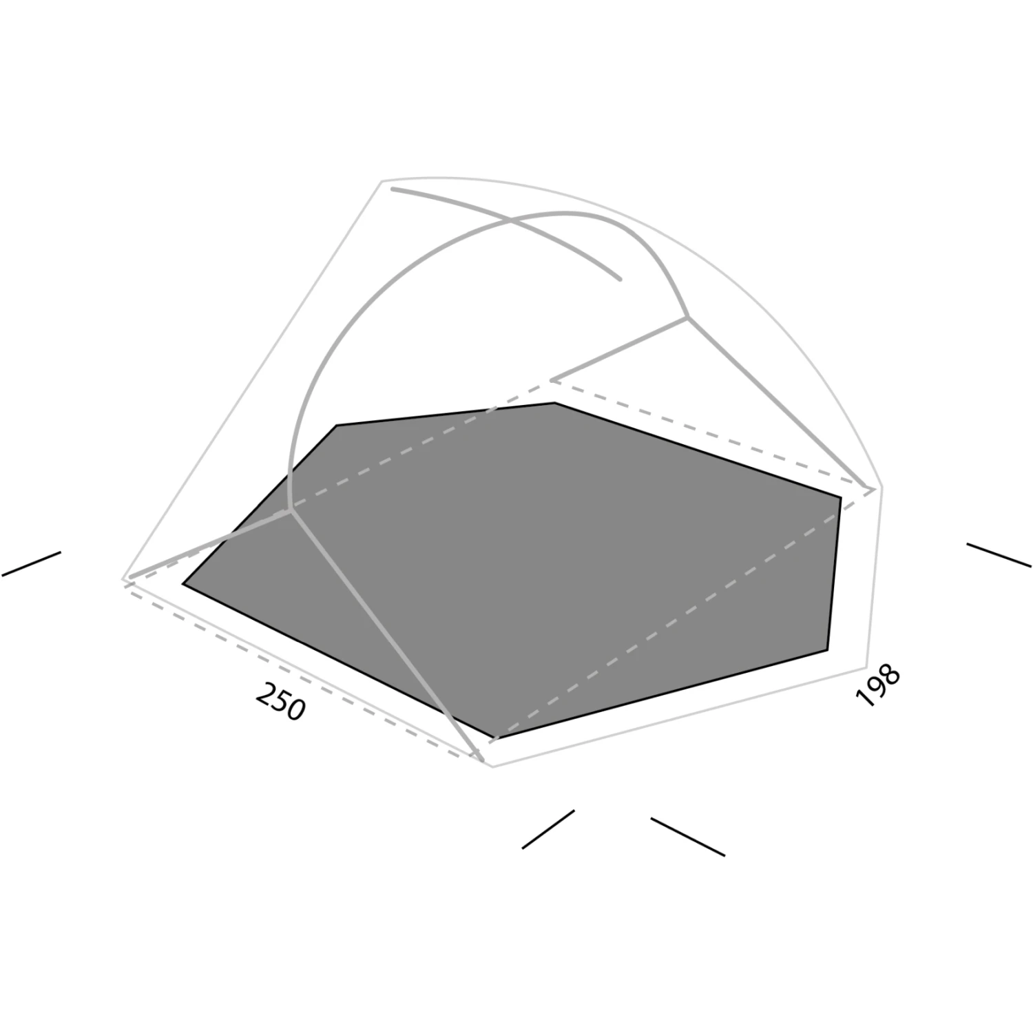 Exped Lyra II Footprint - Forest